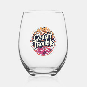 Neef Problemen Stemless wijnglas Wijnglas Zonder Voet