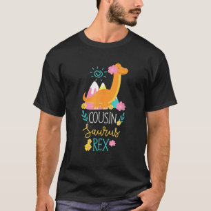 Neef Saurus neef van Cousinsaurus dinosaur voor ki T-shirt
