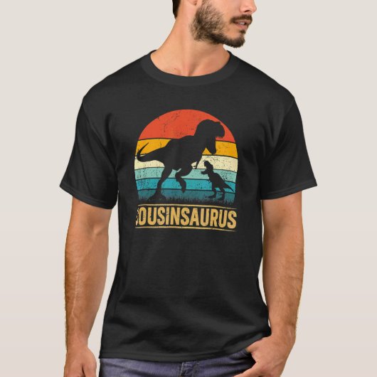 Neef Saurus Rex Dinosaur Cousinsaurus Matching F T-shirt (Voorkant)