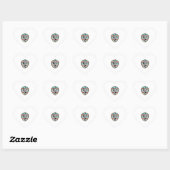 Neef Serape Cactus Dessert Westerne Relatie Hart Sticker (Vel)