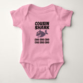 Neef Shark Do Do - Leuke Familie Gear Romper (Voorkant)