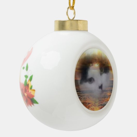 Neef Skittles omwoeld Keramische Bal Ornament (Links)