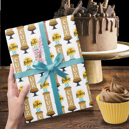Neef Tall Chocolate Verjaardagstaart Cadeaupapier