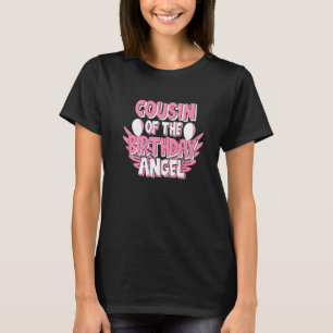 Neef van de Birthday Angel Girls Party T-shirt
