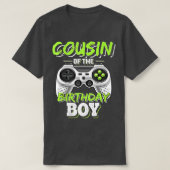 Neef van de Birthday Boy Matching Video Game Bir T-shirt (Design voorkant)