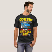 Neef van de Birthday Boy Race Car Racing Party F T-shirt (Voorkant volledig)