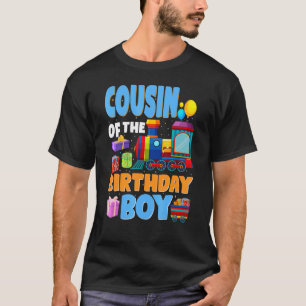 Neef van de Birthday Boy traint Birthday party T-shirt