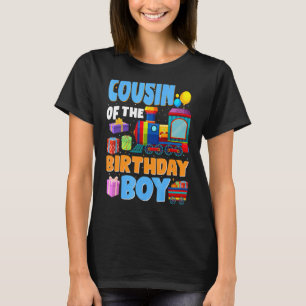 Neef van de Birthday Boy traint Birthday party T-shirt