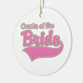 Neef van de bride keramisch ornament (Links)