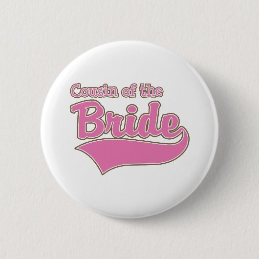Neef van de bride ronde button 5,7 cm (Voorkant)