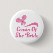 Neef van de Bride Wedding Party Ronde Button 3,2 Cm (Voorkant)