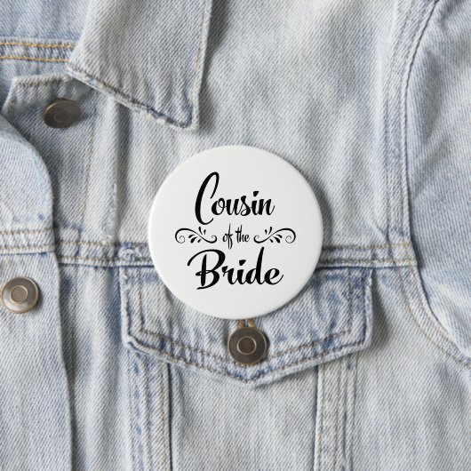 Neef van de bride Wedding Rehearsal Dinner Ronde Button 7,6 Cm (In situ)
