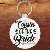 Neef van de bruid huwelijksfeest familie bruids sh sleutelhanger (Voorkant)