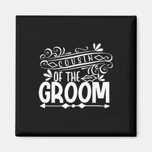 Neef van de bruidegom T-shirt huwelijkscadeau Bach Magneet