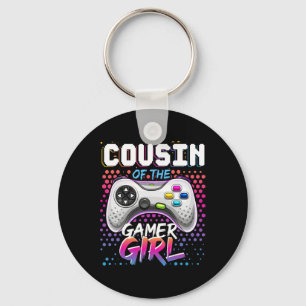 Neef van de Gamer Girl bijpassende videogeboren Sleutelhanger