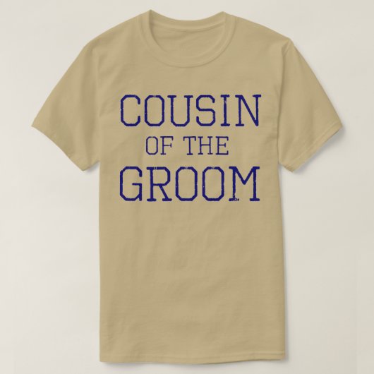 neef van de GroomCoordinating Wedding Party 405 T-shirt (Design voorkant)