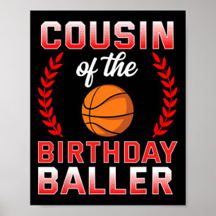 Neef van de jarige Bysketbyll Bday Celebra Poster