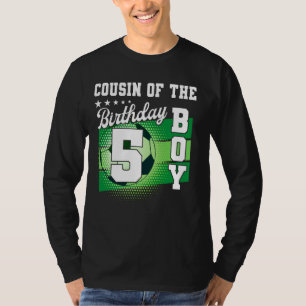 Neef van de jarige is mijn vijfde verjaardag jonge t-shirt