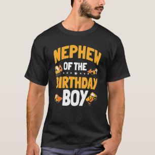 Neef van de jarige jongen bouwvakker BDA T-shirt