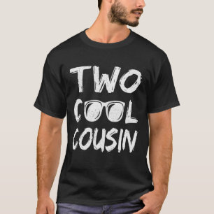 Neef van de jarige jongen Two Cool 2de verjaardag T-shirt