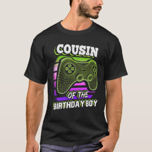 neef van de jongen die op de verjaardag videogamer t-shirt