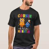 Neef van de kleine monsterfamilie die de geboorte  t-shirt (Voorkant)