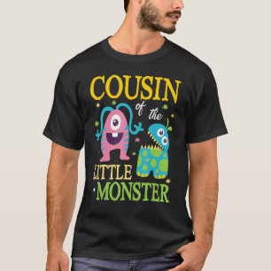 Neef van de kleine monsterzoon dochter gelukkig da t-shirt