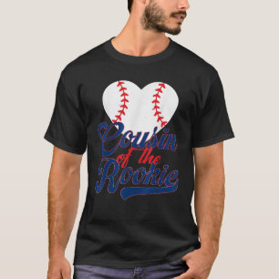 Neef van de rookie honkbal peuter 1e verjaardag t-shirt