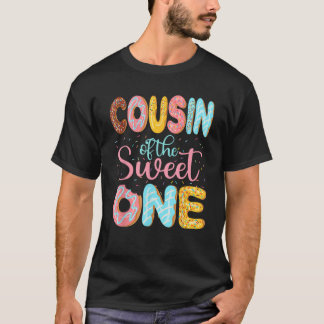 Neef van de Sweet One Cuz Donuts Family Matching T-shirt