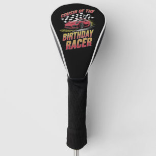 Neef Van De Verjaardag Racer Racende Familie Feest Golfheadcover