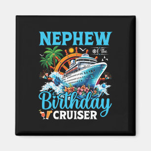 Neef van de verjaardagscruiser cruiseboot verjaard magneet