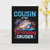 Neef van de verjaardagscruiser Grappige cruise-ver Kaart (Gele Bloem)
