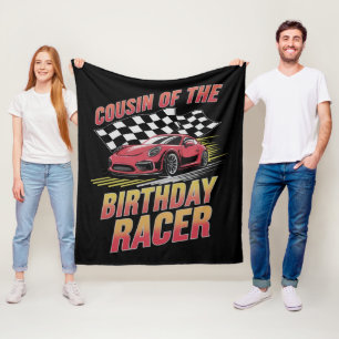 Neef Van De Verjaardagsracer Rennende Familienfees Fleece Deken
