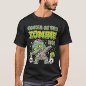 Neef van de Zombie Boy Zombie Lover 9e verjaardag T-shirt (Voorkant)