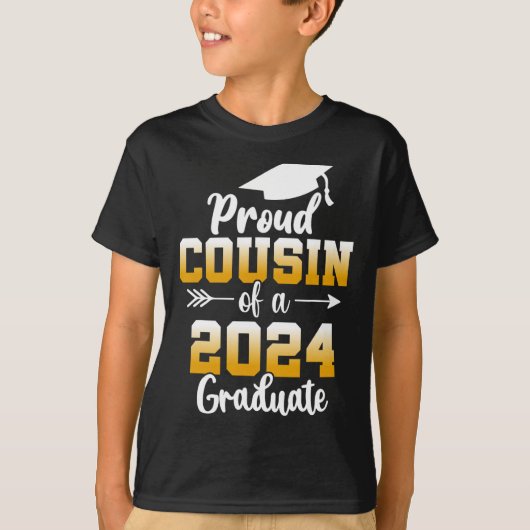Neef van een 2024 Afstuderen CL van 2024 Afstudere T-shirt (Voorkant)