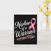 Neef van een krijger borstkanker bewustzijn kaart (Gele Bloem)