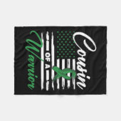 Neef van een krijger vlag galblaas of galkanaal fleece deken (Voorkant (Horizontaal))