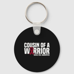 Neef van een Warrior Sickle Cell Awareness Sleutelhanger