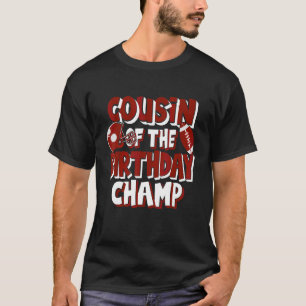 Neef van het Amerikaanse Football Par. T-shirt