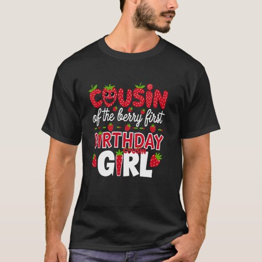 Neef van het bessenmeisje dat voor de eerste keer t-shirt (Voorkant)
