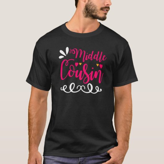 neef van het midden t-shirt (Voorkant)