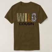 Neef van het Wilde One Zoo Birthday Safari Oerwoud T-shirt (Design voorkant)