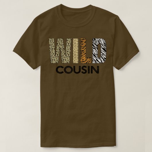 Neef van het Wilde One Zoo Birthday Safari Oerwoud T-shirt (Design voorkant)