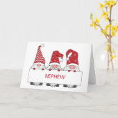 **NEEF** VAN KERSTELFJES VOOR KERSTKAART KAART (Gele Bloem)