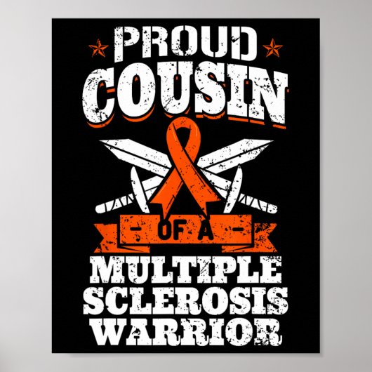 Neef van MS Awarenes, strijder tegen multiple scle Poster (Voorkant)
