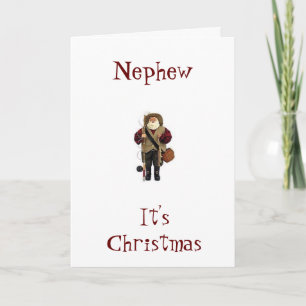 ** NEEF** VROLIJK KERSTFEEST VAN DE VISSENDE KERST KAART