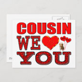 Neef we houden van je briefkaart (Voorkant / Achterkant)