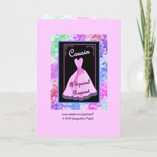 NEEF - Wees mijn junior bruidsmeisje - (Achterkant)