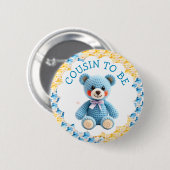 Neef Worden | Babyborrel Jongen Ronde Button 5,7 Cm (Voorkant /achterkant)