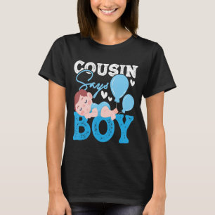 Neef Zegt Jongen - Gender Reveal Party Matching Fa T-shirt